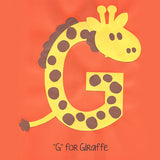 Alphabet Art Template - Upper G (Giraffe)