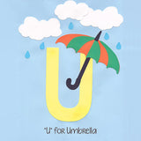 Alphabet Art Template - Upper U (Umbrella)