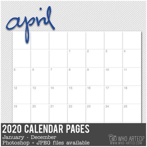 2020 Calendar Templates